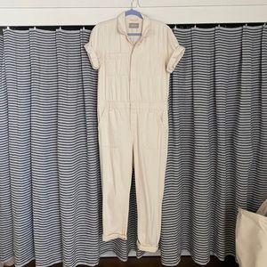 Everlane Summer Coveralls in Bone